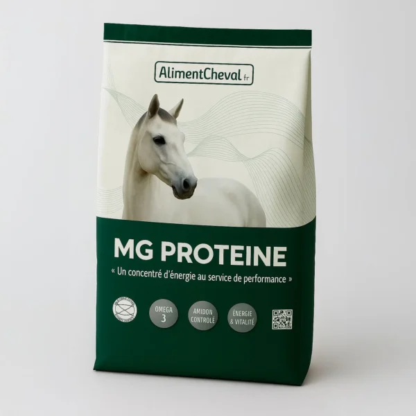 Aliment granulé pour chevaux MG PROT - Complément de fourrage